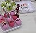 Multi-functional Colorful Leaf Makeup Cosmetic Lipstick Liner Brush Home Fragrance Oil Dried Potpourri Scent Air Freshener Travel Toothbrush Clip Holder Organizer Storage Display Stand (Green)