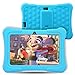 Price comparison product image Dragon Touch Y88X Plus Kids Tablet Android 7 inch IPS Display Quad Core 1GB Ram 8GB Rom WIFI Bluetooth G-sensor Cameras Kidoz & Google Play Pre-Installed with Blue Case