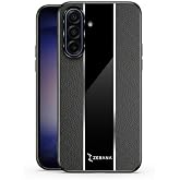 Zebana Samsung Galaxy A17 ile Uyumlu Kılıf Zebana Premium Deri Kılıf Siyah