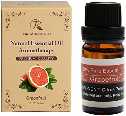 TKH Grapefruit Pure Essential Oil Natural Fruit Essence Extracted 10ml Therapeutic Mental/Muscles/Emotion Release