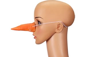 Sumind 2.8 Inch Carrot Nose Christmas Snowman Cosplay Snowman Ornaments Making Props Costume up Props Santa Claus for Christmas Easter Yard Home Carnival Masquerade Party Favors