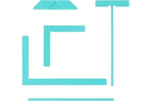 BREMOROU 5 Pcs Book Binding Tools Bookbinding Easy Scrapbooking Tool for Starter Bookbinding Ruler Set Spacer Tool Complete Ruler Kit Can Be Made Into Notebook Calender Junk Journal Handbook