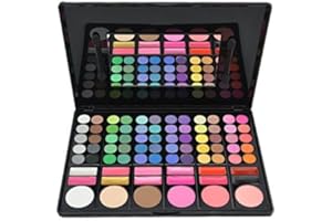 DISINO Eyeshadow Palette,Bold and Bright Collection, Vivid,Eyeshadow Eye Shadow Palette Makeup Kit Set(78 Eyeshadow Palette) - Pattern 3 by DISINO