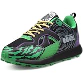 Bacca Bucci x Rick & Morty Official Licensed “Fear Hole” Sneakers | Printed Lace-Up Casual Shoes | Chunky Grip Sole