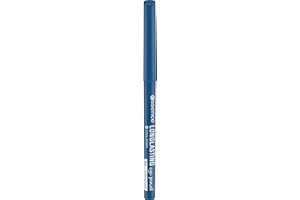 ‎ESSENCE COSMETICS essence cosmetics LONG-LASTING eye pencil, Kajal, 18 Stunden Halt, wasserfest, Nr. 09 cool down, blau, definierend, langanhaltend, vegan, wasserfest, Mikroplastik Partikel frei (0,28g)