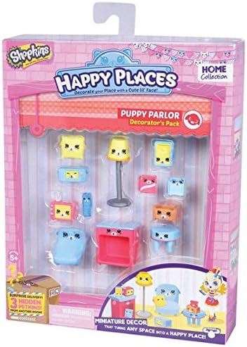 Shopkins Happy Places Decorator Pack Series 1 & 2 - NEW 2017 - PUPPY PARLOR