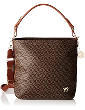 Y NOT? Damen W-009/Ai17 Schultertasche, 43x31x15 cm