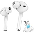 AhaStyle Silicone Cover for Airpods (3 Small Pairs) - White