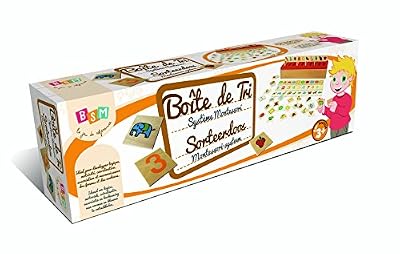 Bsm - Ef31100 - Jeu D'exploration - Boîte De Tri- Système Montessori