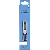 Healthcare by Amazon Digital Thermometer, Flexible Tip – Fast 60-Second Reading, Fever Alarm, Water Resistant, All Ages (Oral