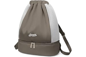 HANGHANG Swimming Backpack, Fitness Bag, Waterproof Pool Dry Wet Bag, Multifunctional Backpack, Dry wet separation swim bag, Waterproof Beach Storage Backpack, for Outdoor Activities