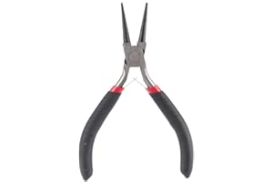 ‎PWSHYMI Schmuckzange, Mini-Nadelzange, Multifunktional, Professionelle Schmuckzange, DIY-Handwerkzeugzange(Doppelte Rundzange) Artsupplies