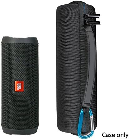 Scorel EVA Waterproof Case Hard Carrying Case for JBL Flip4 (Black)