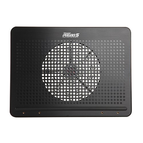 Techkoo 12-19Zoll Laptop Kühler Cooler Kühlpad mit USB Buchse und Super Großer Lufter, Schwarz - 2