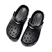 Produktbild Swallowuk Unisex Hausschuhe Atmungsaktiv Strand Aquaschuhe Hollow Out Slippers Sandalen Sommer Latschen Watschuhe Outdoor Innen Hausschuh Für Herren Damen (40, Schwarz)