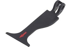 Be In Your Mind Pestillo de bloqueo de barra de liberación de capó delantero negro compatible con Mercedes Clase C W203 2001-2007 OE 2038870427 A2038870427 Longitud 10,04 cm