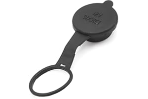 A ABSOPRO Voiture Cigarete Allume-cigare Prise Couvercle Capuchon Alimentation Prise Couvercle Noir