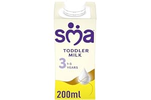 SMA NUTRITION SMA PRO Growing-Up Baby Milk - 1-3 Years | Ready to Use Liquid Formula Milk 200 ml (Pack of 12)