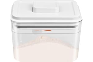 ELITECRAN Tragbarer Baby Milchpulver Aufbewahrung Behälter, 1L Einer Berührung Milchpulver-spender Aufbewahrungsbox, Milchpulver-Kasten Portionierer Spender Bpa Frei, mit Schaber und Löffel