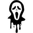 Halloween Horror Scary Scream Face Vinyl Decal Sticker for Car/Window ...