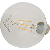 Panasonic E27 Led Filament Lamp, Yellow Light (2700K), 7W, 806 Lumens, G95