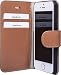 Produktbild JT Berlin LederBook Style für Apple iPhone SE/5S/5 in Cognac [Echtleder | Handarbeit | Standfunktion | Kartenfächer | Magnetverschluss] - 10046