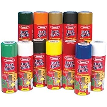 C 12 CANS OF FLUORESCENT NEON spray can paint 200ML ...