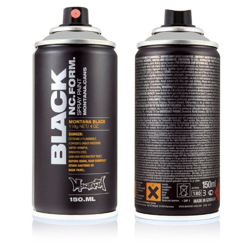 Montana BLACK Sprühdosen POCKET CANS 150ml Vorratspack 6 verschiedene Farben - 3