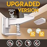 ✔ Sicherheit: Das Schrankschloss verschließt sicher vor Kindern und Babys. Halten Sie Ihre neugierigen kleinen Kinder fern von den Schubladen und Schränken, die mit gefährlichen Wergzeugen oder Chemikalien gefüllt sind.