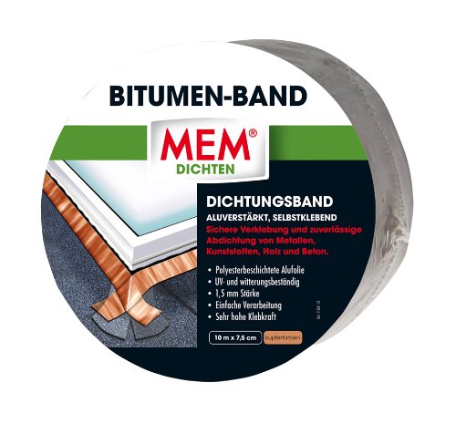 Preisvergleich Produktbild MEM Bitumen-Band kupfer 7,5 cm x 10 m, 500475