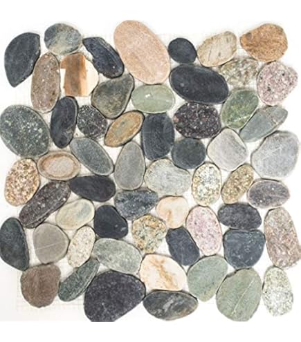 Piastrelle Mosaico Marmo Effetto Rottura - Mix Crema, Beige, Rosso E Verde 30.5x30.5 Cm - Foto 3