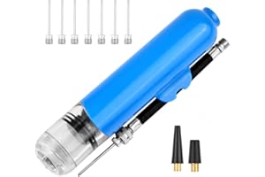 iToobe Ball Pump Set with 8 Needle Pins and 2 Spare Nozzle Adapter, Air Pump Adaptor Set for Football