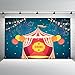 Produktbild Mehofoto Zirkus Zelt Hintergrund 7x5ft Karneval Feuerwerk Bunte Banner Twinkle Sterne Foto Kulissen Nahtlose Kinder Party Dekoration Fotografie Hintergrund