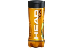 HEAD Tour Tournament Grade Tennis Ball- Yellow (3 Ball/Can)