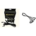 MOOER Wall Adapter Power Supply – 9 V DC) for Guitar, PDNW9V2AUK & Me PDC 5 A Angled Multi Plug Cable Category 5