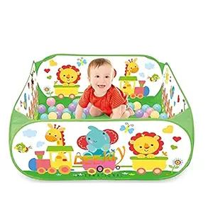 CeeJay Foldable Kids Childrens Ball Pit Indoor Outdoor Pop Up Play Tent House Toy (with 40 Colorful Balls)