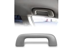 PNYZIK 1pc Auto Roof Pull Handle Grab Rail Without Hook Fits for Toyota Rav4 Yaris Aruis and More Replace 74610-52020 74610-52030 74619-0M010 74683-8010, Gray Front Handrail