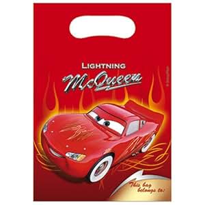 DISNEY CARS LIGHTNING MCQUEEN PARTY BAGS PK6: Amazon.co.uk: Toys & Games