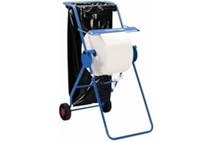 Kimberly-Clark Professional Wischtuchspender 6155, blauer mobiler Papiertuch Spender für Papiertuchrolle und Papierhandtücher, kompatibel mit verschiedenen Kimberly-Clark Professional Papiertuchrollen