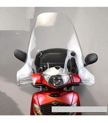 Parabrezza ISOTTA Per Honda PS 125i/150i (2006-2012) – Trasparente 3 Mm, 545x700 Mm, Con Attacchi Media