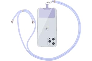 Vauki Lanière pour chaîne de téléphone Portable Universelle, Sangle de Cou Corde Mobile Suspendue en Nylon réglable détachable pour la Plupart des téléphones pour iPhone Samsung Xiaomi