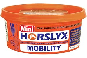 PFIFF Mini Horslyx Leckmasse, Pferde Nahrungsergänzung, Mobility 650g