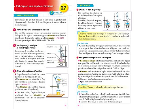 Fiches bac Physique Chimie 2de fiches de révision Seconde - Prix le