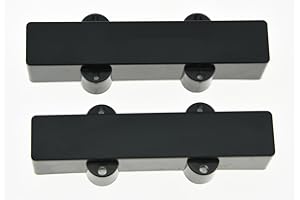 KAISH KAISCH Set von 2 Schwarz versiegelten geschlossen Bass Tonabnehmer Hals/Steg für 4 Seiten Jazz J Bass.