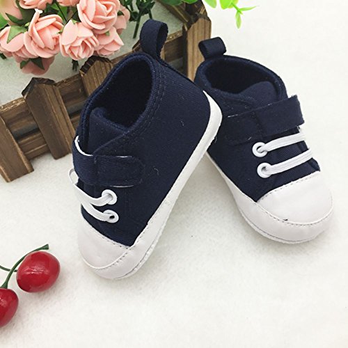 ROPALIA Baby Basic Segeltuch Turnschuh weichen Boden Prewalker Krippe Schuhe - 2