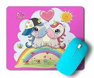 skd kannu Anti-Skid Designer Gaming Mouse Pad for Laptops Desktop Computer PC Wireless Mouse for Office Girls Boys Kids