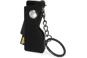 HOLDTAG Yubikey Case with Keychain and Adapters | Compatible with YubiKey 5 NFC and 5C NFC | Shockproof Protection | Yubico Case | Cover | Case (No Security Key Included)