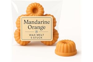 Duftmelt 5er Set - Duftwachs | Duftkerzen Aromalampe (Mandarine Orange)