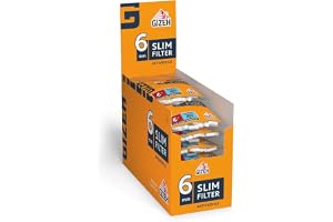Gizeh Slim Filter aktivt kol 20 påsar med 120 stycken vardera