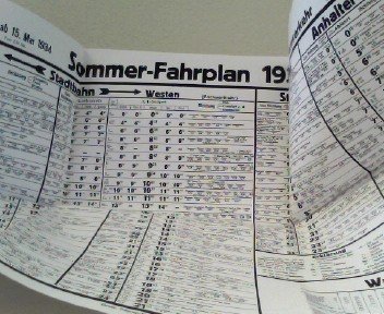 Aushangplan Berlin 1934